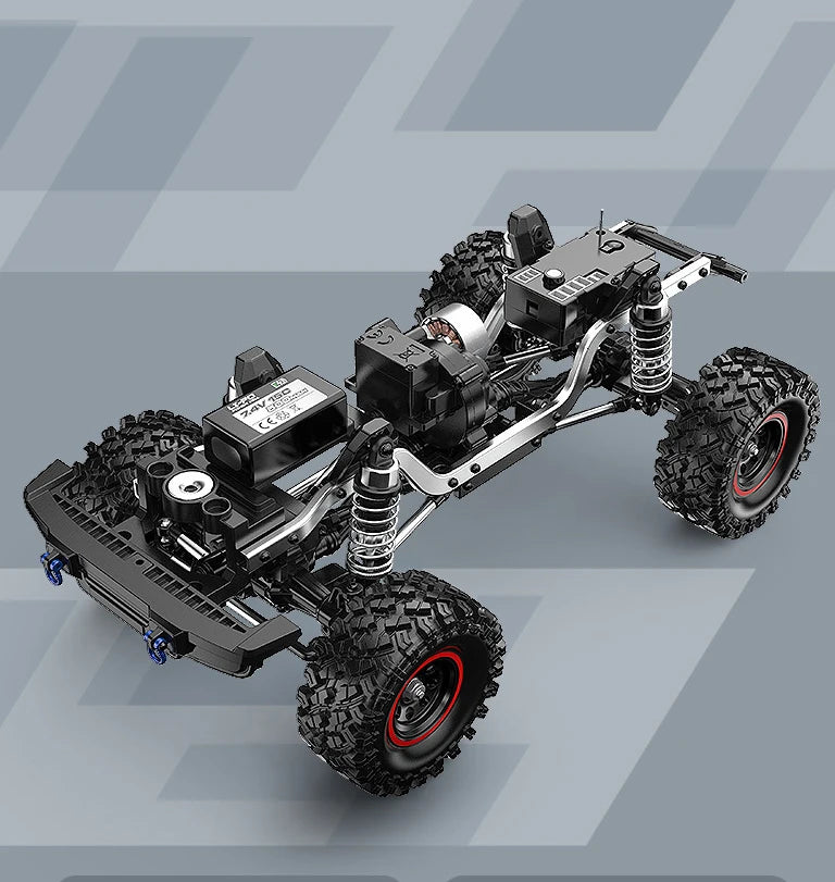 MJX H18P 1:18 Scale Hyper GO Ford Bronco Brushless Electric RC Car Metal All-Terrain 4WD Road Climbing Expert Indoor-Outdoor Toy
