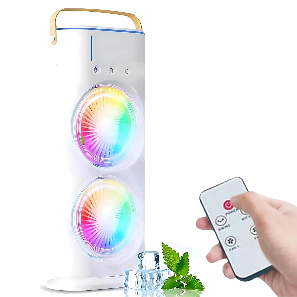 Double-Ended Spray Fan – Portable Air Cooler & Mist Fan