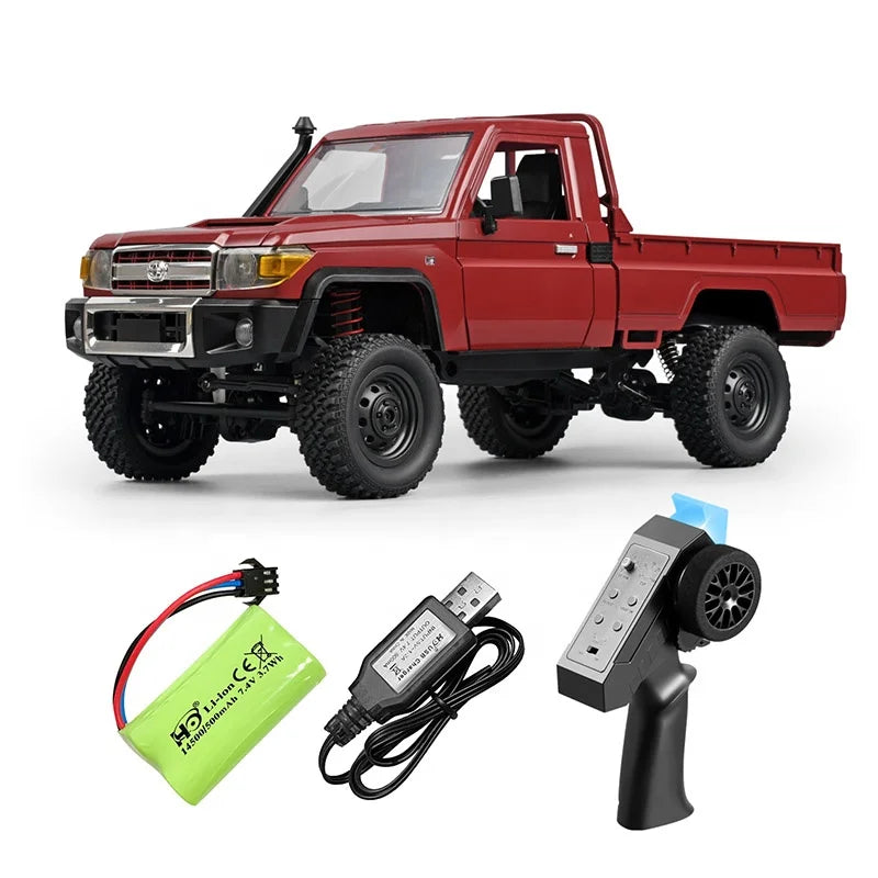MN82 1/12 RC Car 4x4 2.4G Full Scale Off-Road Remote Control Truck Rock Crawler Climbing Vehicle RC Cars Toys for Gift