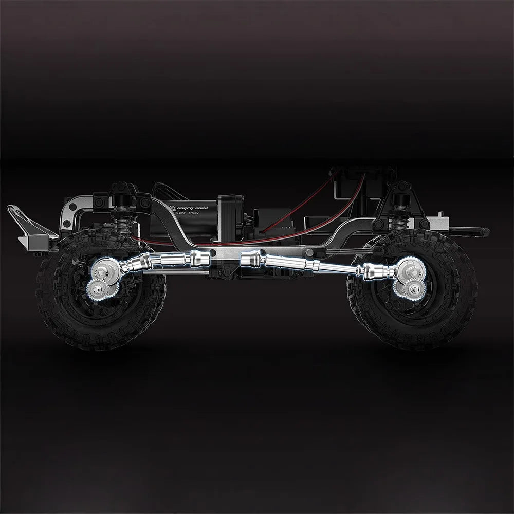 H12P High-Speed Full-Scale Electric 4-Channel Remote Control Car Expert Level Big-Foot Climbing Off-Road 120m Distance RC