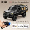 MN82S 1:12 LC79 Full Scale 2.4Ghz RC Truck Model Off-Road Climbing 4WD Remote Controller Assembly USB Cable 50M Range Adults Boy