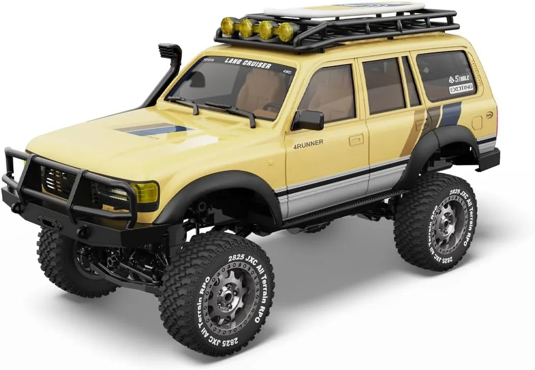 LC80 1/12 4WD RC Crawler Land Cruiser 2.4GHz 370 Motor RTR off Road Truck LED Lights Metal Shocks 3 Speed Expert USB Cable
