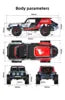 H12P High-Speed Full-Scale Electric 4-Channel Remote Control Car Expert Level Big-Foot Climbing Off-Road 120m Distance RC
