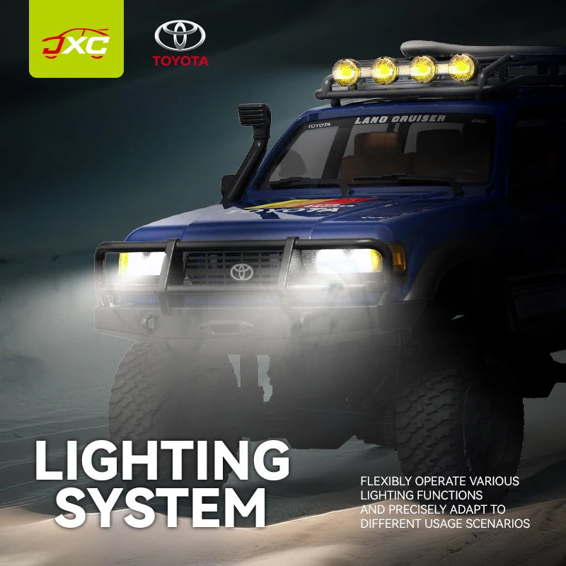Factory Product 1:12 Land Cruiser Lc80 Rc Off Road Pickup Truck 4wd Rtr 2.4g Proportional Remote Control Car Usb Cable