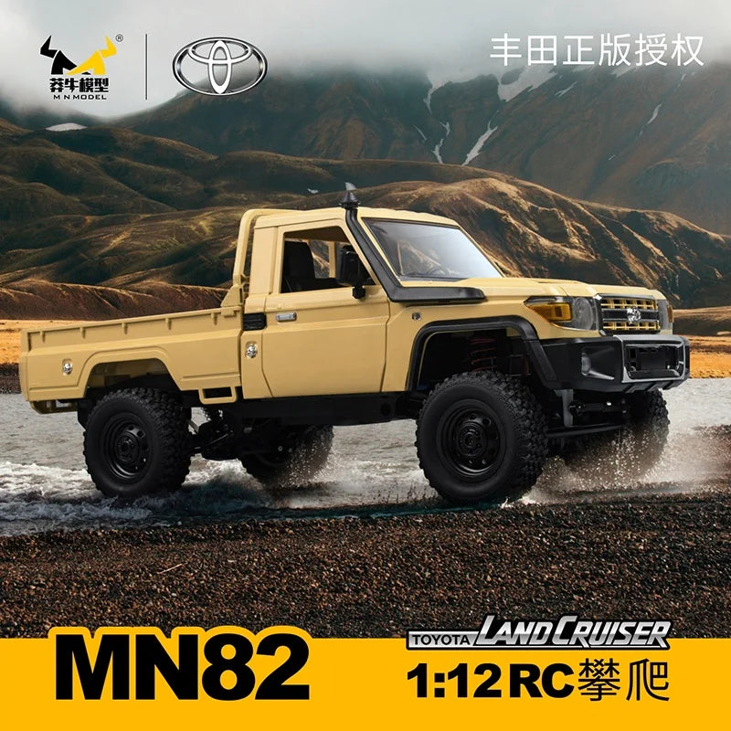 MN82 1/12 RC Car 4x4 2.4G Full Scale Off-Road Remote Control Truck Rock Crawler Climbing Vehicle RC Cars Toys for Gift