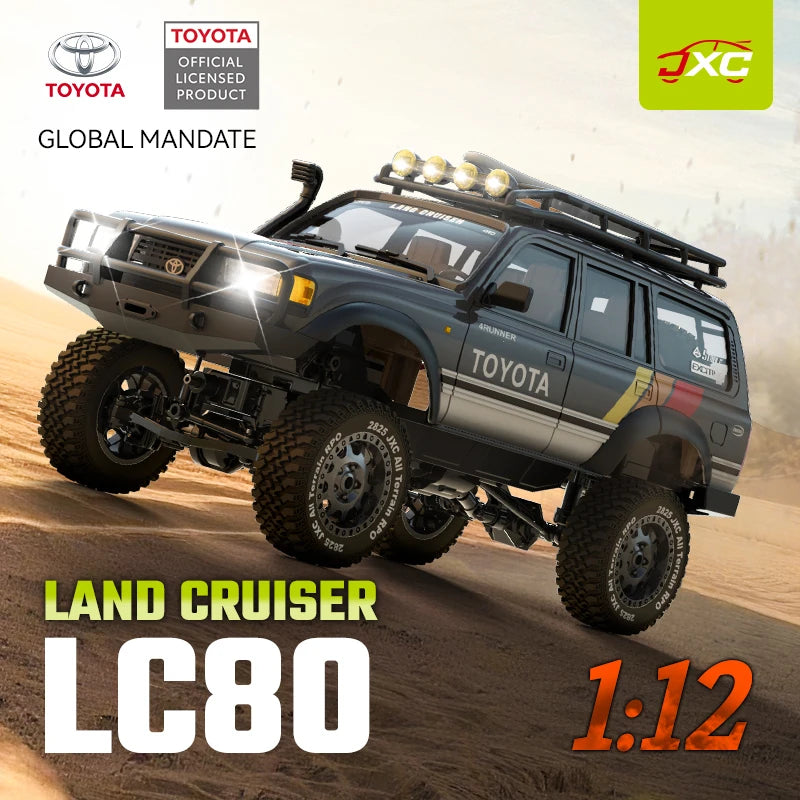 Factory Product 1:12 Land Cruiser Lc80 Rc Off Road Pickup Truck 4wd Rtr 2.4g Proportional Remote Control Car Usb Cable