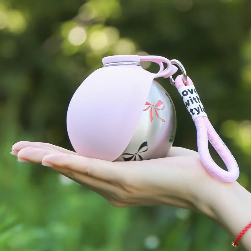 Stainless Steel Foldable Pet Water Bottle