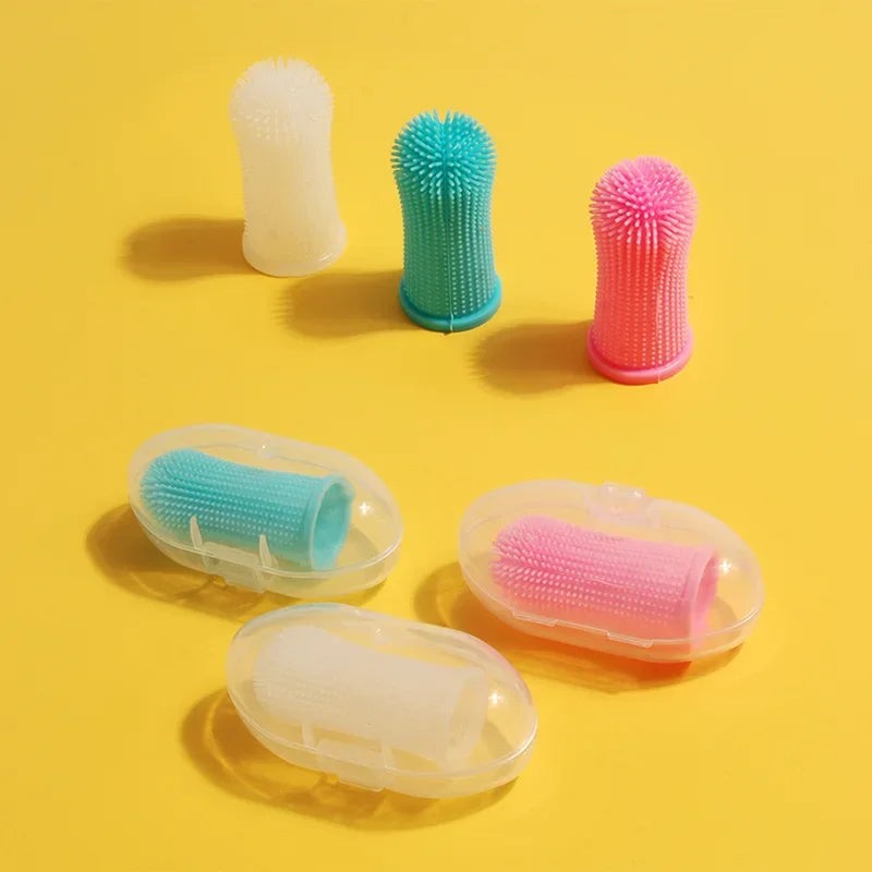 Silicone Finger Toothbrush for Pets